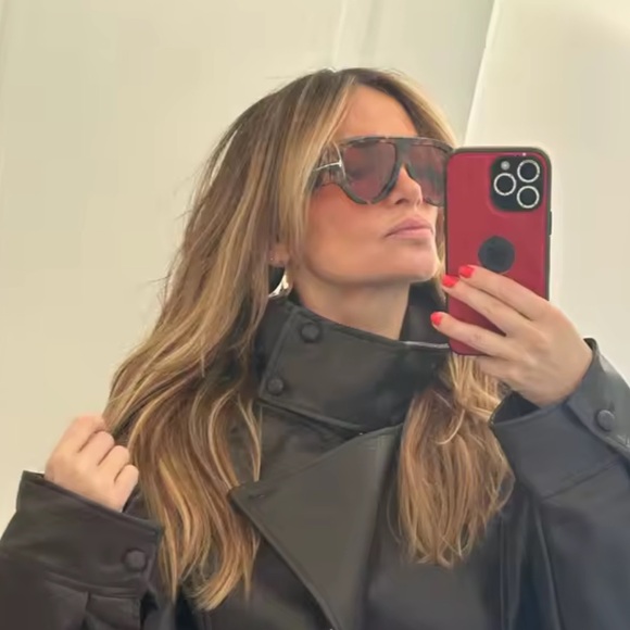 NWT - Sunglasses Retro Thick Frame Tortoise Shell - Oversized Pilot sunglasses - Picture 3 of 3